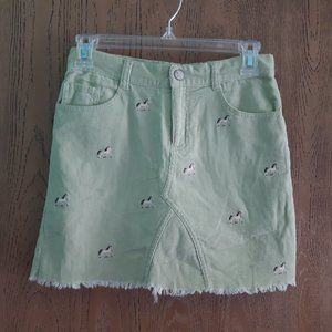 Gymboree - Girl's Corduroy Horse Embroidered Skort - Size 12